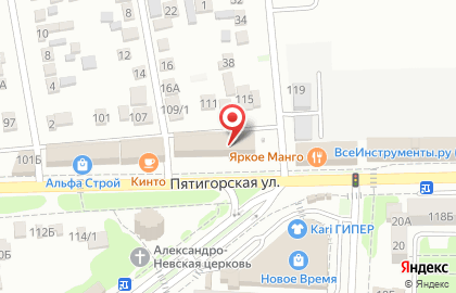 Интернет-магазин 220 Вольт на Пятигорской улице на карте