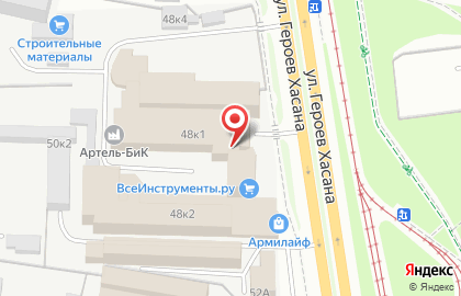 Торгово-сервисная компания Автостекло 59 на улице Героев Хасана на карте