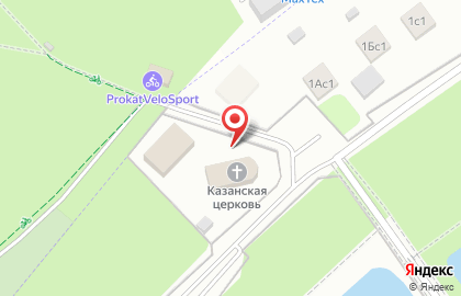 Храм Казанской иконы Божией Матери в Москве на карте