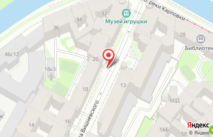 Алмаз на улице Всеволода Вишневского на карте