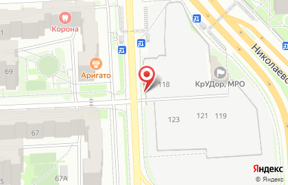 Шиномонтажная мастерская на Пролетарской улице на карте