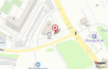 Mobil на проспекте Менделеева на карте