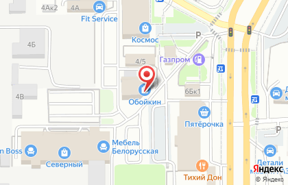 Салон-магазин Обойкин на проспекте Кулакова на карте