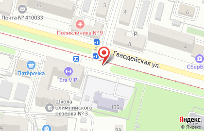 Открытые системы на Гвардейской улице на карте
