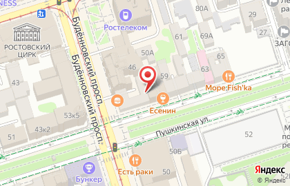 Шоколадница на улице Пушкинская на карте