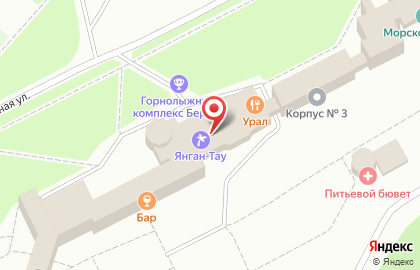 Санаторий Янган-Тау на карте