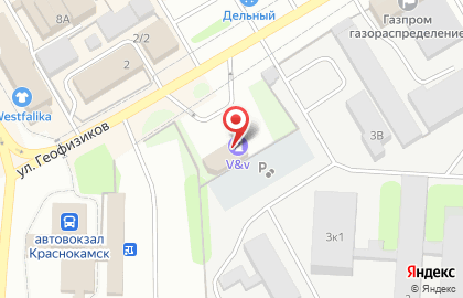 АЗС VV в Краснокамске на карте