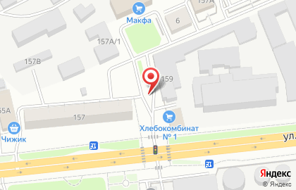 Продуктовый магазин в Кургане на карте