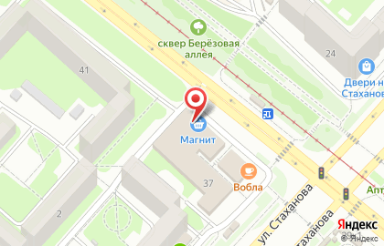 Торговый центр Спутник в Октябрьском районе на карте