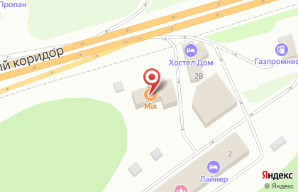 Кафе Mix в Ханты-Мансийске на карте