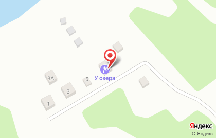 Гостиница У озера на карте
