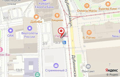 Магазин Aura Of Bohemia на Павелецкой площади на карте