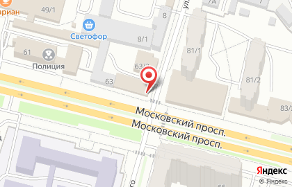Швейная мастерская на Московском проспекте на карте