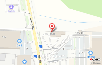 Автокомплекс Макси в Центральном районе на карте