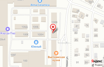 Компания Ю-три центр на 1-ой Путевой улице, 100в на карте