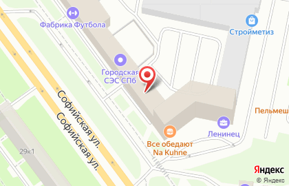 Рознично-оптовая компания по продаже напольных покрытий Скилл во Фрунзенском районе на карте