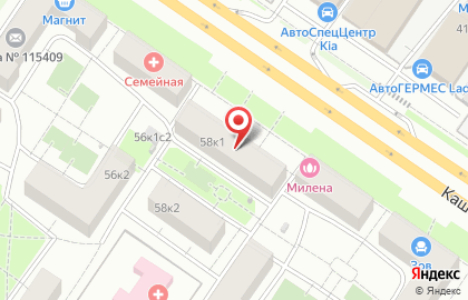 Универсам Верный в Москве на карте