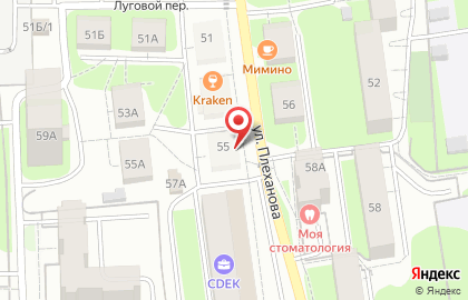 Магазин домашнего текстиля в Дзержинском районе на карте
