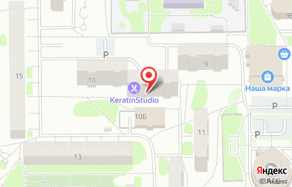 Салон красоты Империя стиля в Тобольске на карте