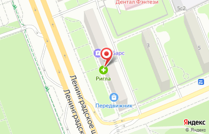 Агентство путешествий Pac Group на Ленинградском шоссе на карте