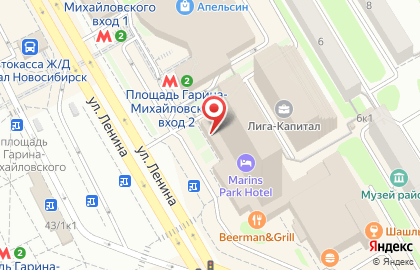 Кабаре-шоу для взрослых SOVA bien на Площади Гарина-Михайловского на карте