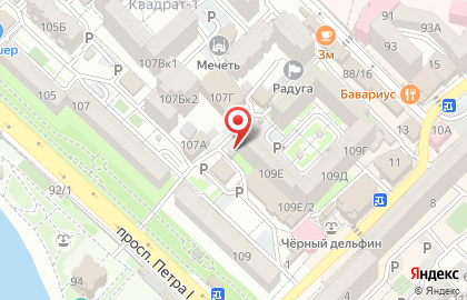 Продовольственный магазин Нурият в Ленинском районе на карте