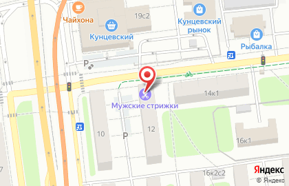 Парикмахерская в Москве на карте