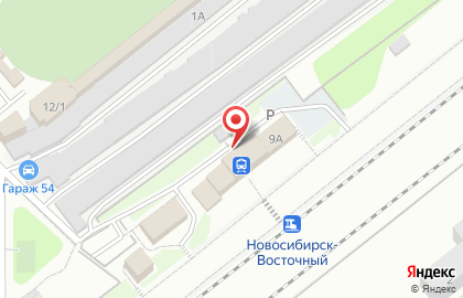 Новосибирск-Восточный на карте