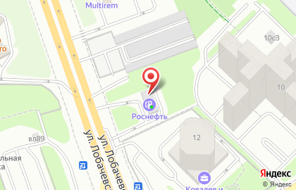 Технический центр Роснефть на метро Проспект Вернадского на карте