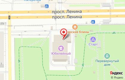 Детский развлекательный центр Город героев на проспекте Ленина на карте