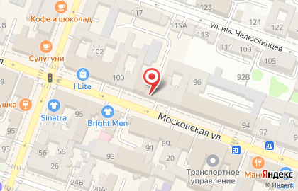 Магазин женской одежды Деловая Женщина на Московской улице на карте