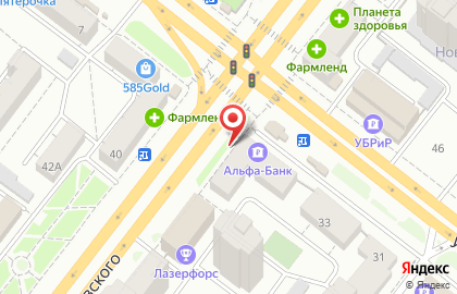 Салон оптики Оптик-Центр на улице Воровского на карте