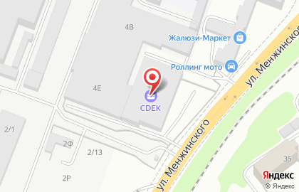 Компания по производству чулочно-носочных изделий Фабрика Носков на улице Менжинского на карте