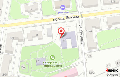 Вечерняя школа в Калуге на карте