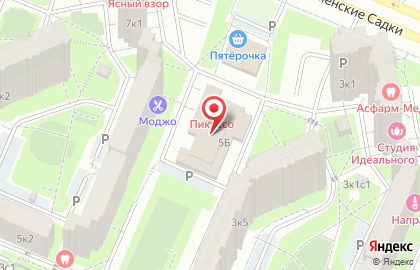 Клуб смешанных единоборств Тайфун на метро Бульвар Дмитрия Донского на карте