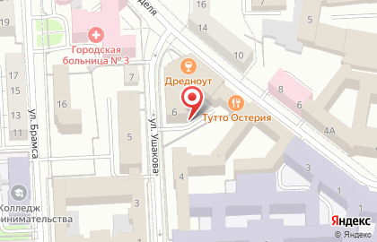 Банкомат Банк УРАЛСИБ, филиал в г. Калининграде на улице Генделя на карте