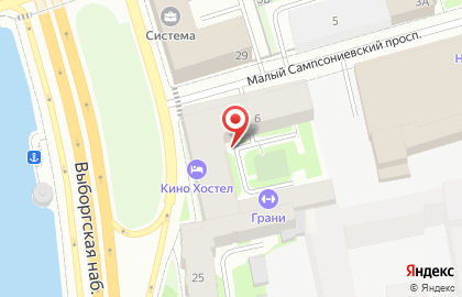 Флагман спб на Выборгской набережной на карте