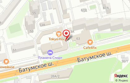 Мясная лавка в Лазаревском районе на карте
