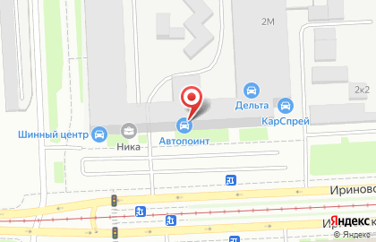 Компания по скупке автомобилей ЕвроВыкуп на Ириновском проспекте на карте