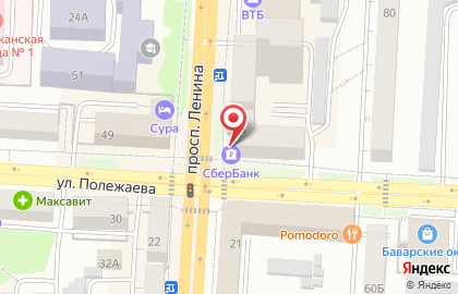 Служба курьерской доставки СберЛогистика, служба курьерской доставки на проспекте Ленина на карте