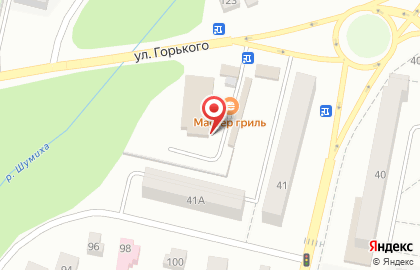 Магазин зоотоваров на улице Максима Горького на карте