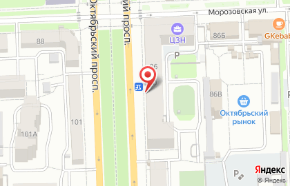 Банк ВТБ на Октябрьском проспекте, 50 на карте