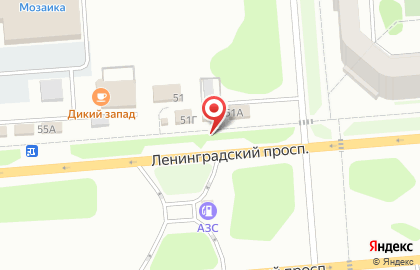 Аладдин на Ленинградском проспекте на карте