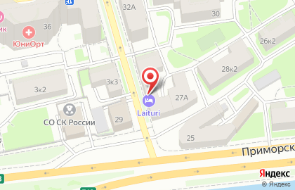 Скандинавский отель Laituri на карте