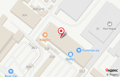 Салон мебели для спальни Архитектория в Автозаводском районе на карте
