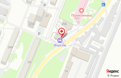 Автомойка Форсаж на Заводской улице на карте