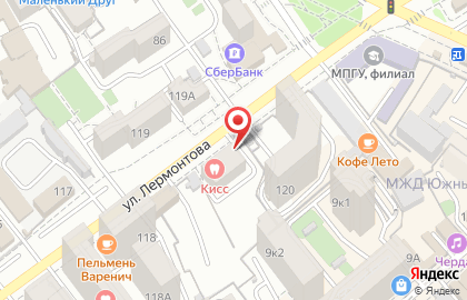 Студия ногтевого сервиса Таис на улице Лермонтова на карте