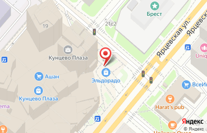 Магазин бытовой техники и электроники Эльдорадо в Москве на карте