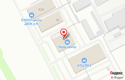 Автомобильный торговый центр M53.ru на улице Терешковой на карте