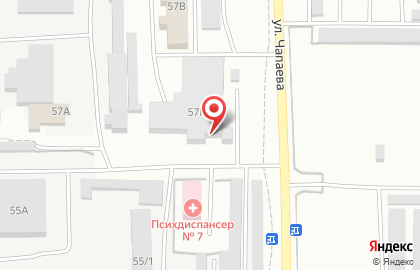 Специализированный магазин Рыболов на улице Чапаева на карте